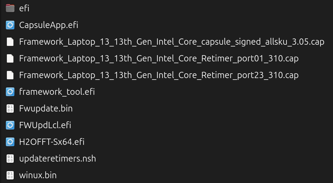 Framework Laptop UEFI Update